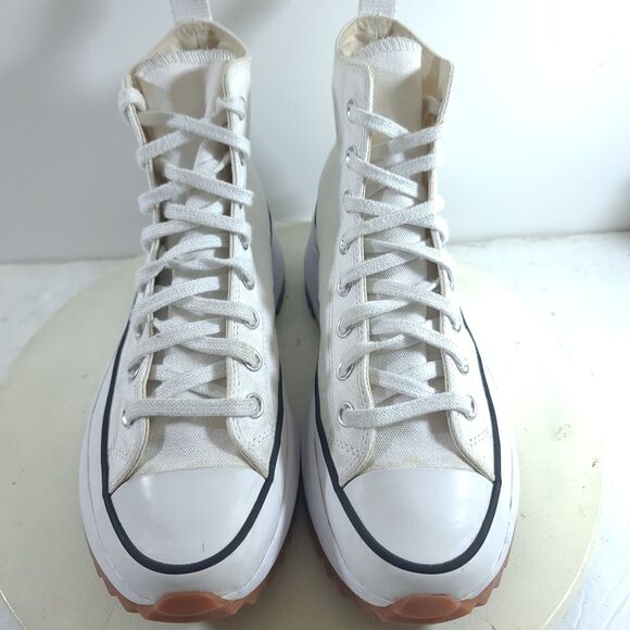 Converse Run Star Hike Platform High Top Chunky Canvas Sneakers Women 9.5 Men 8 - Picture 3 of 16
